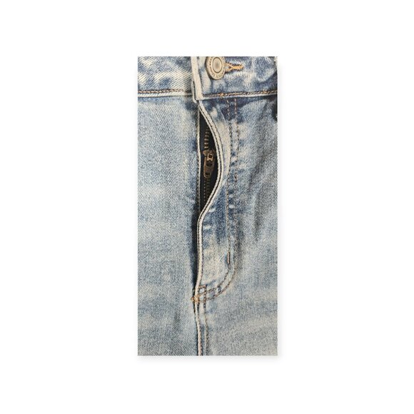 🛍️ Vervet High-Rise Distressed Straight Cropped Jeans - Women's 28 - Picture 8 of 14